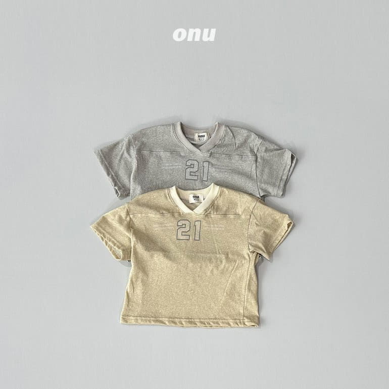 Onu - Korean Children Fashion - #todddlerfashion - V Rugby Tee - 2