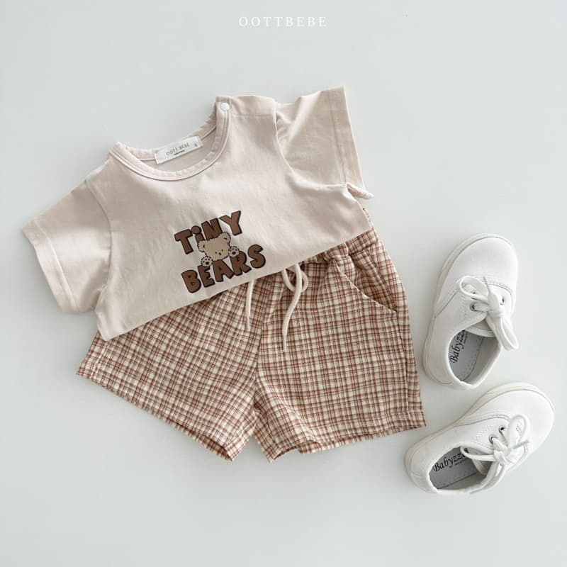 Oott Bebe - Korean Baby Fashion - #babyclothing - Bebe Tiny Bears Tee - 11