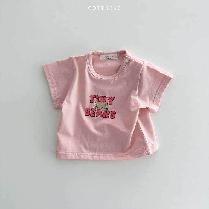 Oott Bebe - Korean Baby Fashion - #babyootd - Bebe Tiny Bears Tee - 2