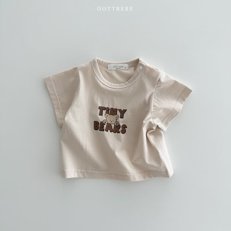 Oott Bebe - Korean Baby Fashion - #babywear - Bebe Tiny Bears Tee - 5