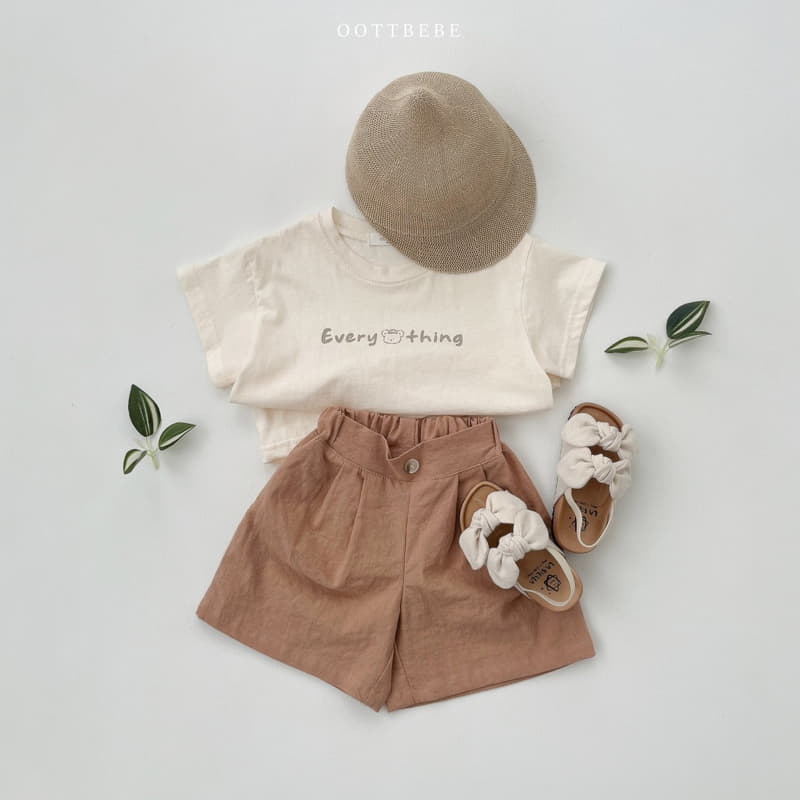 Oott Bebe - Korean Children Fashion - #Kfashion4kids - Everthing Linen Tee - 6