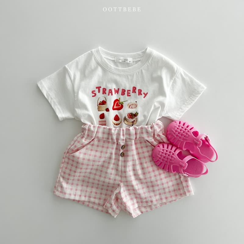 Oott Bebe - Korean Children Fashion - #discoveringself - Dol Check Shorts - 11