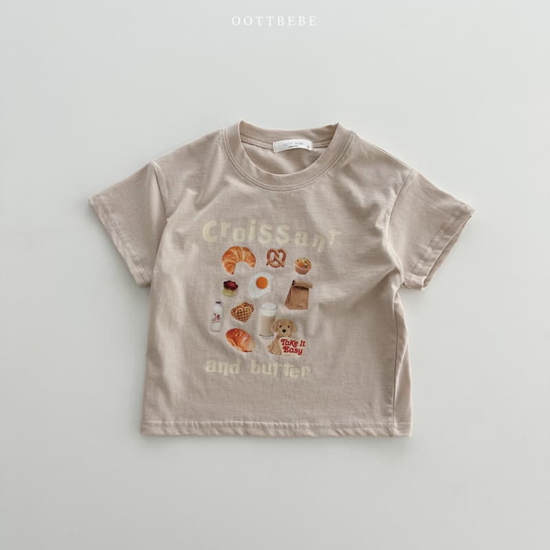 Oott Bebe - Korean Children Fashion - #discoveringself - Strawberry Croissant Tee - 2