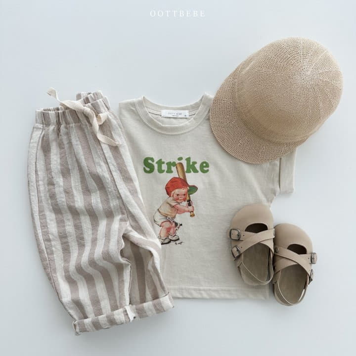 Oott Bebe - Korean Children Fashion - #kidzfashiontrend - Vintage Roll Up Tee - 5