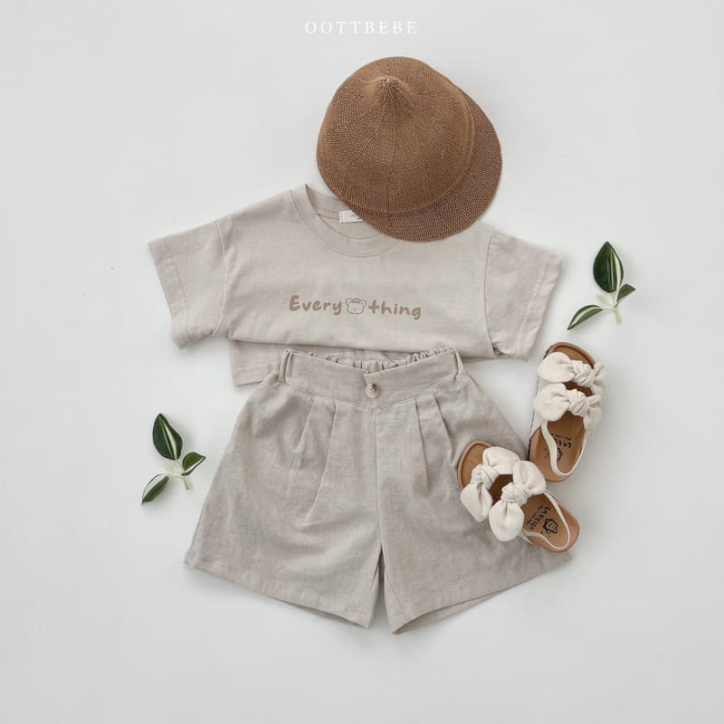 Oott Bebe - Korean Children Fashion - #littlefashionista - Everthing Linen Tee - 7