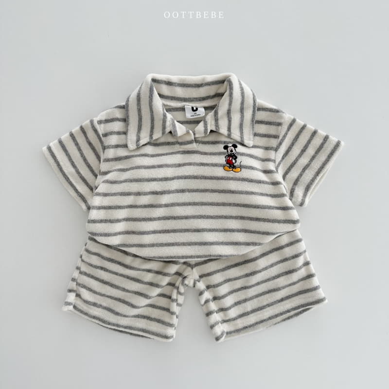 Oott Bebe - Korean Children Fashion - #littlefashionista - Terry Stripes Pants - 11