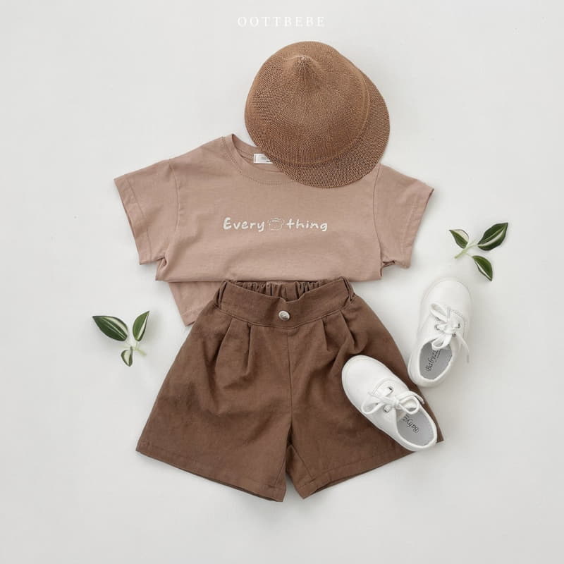 Oott Bebe - Korean Children Fashion - #magicofchildhood - Everthing Linen Tee - 8