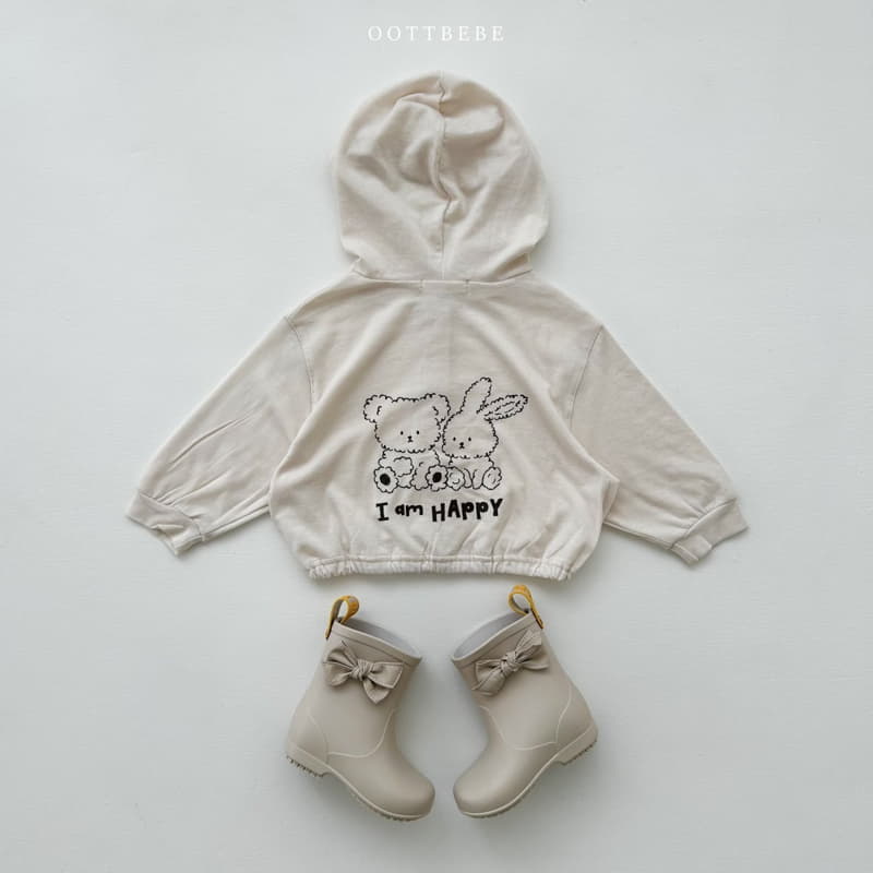 Oott Bebe - Korean Children Fashion - #magicofchildhood - Marlang Hoody Zip-up - 3