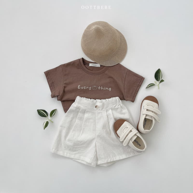 Oott Bebe - Korean Children Fashion - #minifashionista - Everthing Linen Tee - 9