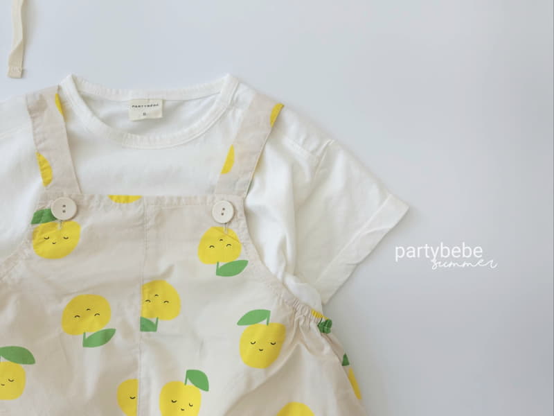 Party Kids - Korean Baby Fashion - #babyboutique - Apple Bodysuit with Bucket Hat - 3