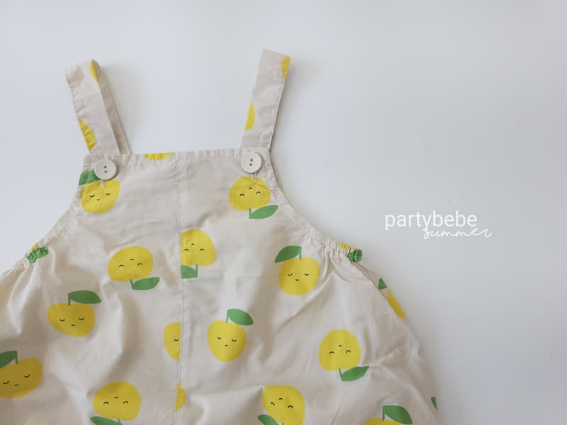 Party Kids - Korean Baby Fashion - #babyboutique - Apple Bodysuit with Bucket Hat - 4