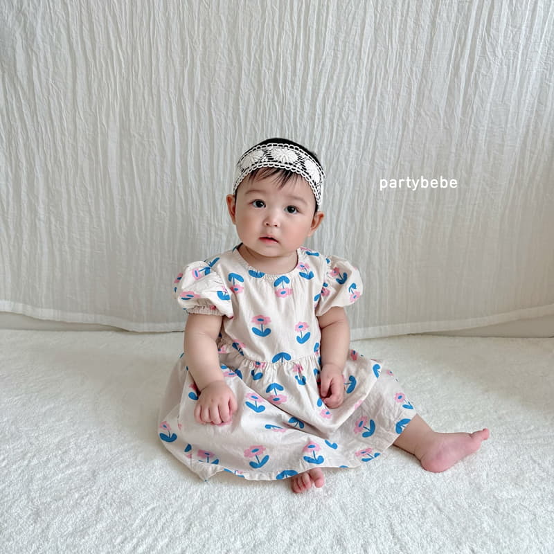 Party Kids - Korean Baby Fashion - #babyboutique - Dandelion One-piece - 8