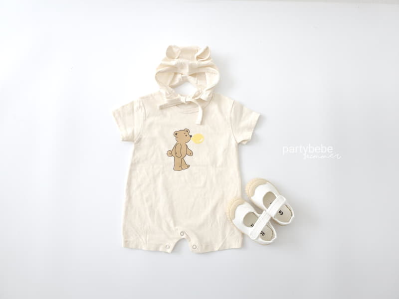 Party Kids - Korean Baby Fashion - #babyboutique - Balloon Bear Bodysuit - 10