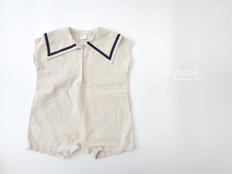 Party Kids - Korean Baby Fashion - #babyboutique - Sailor Bodysuit with Hat - 8