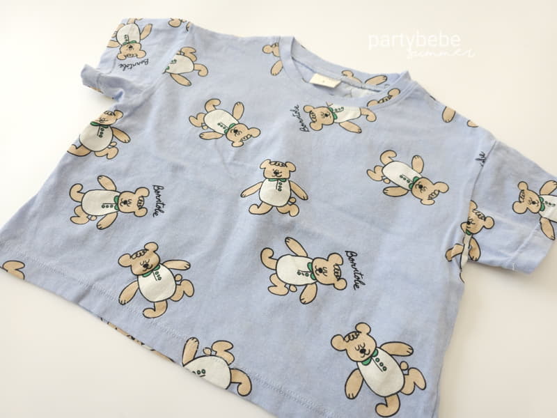 Party Kids - Korean Baby Fashion - #babyboutique - Bear Tee - 3