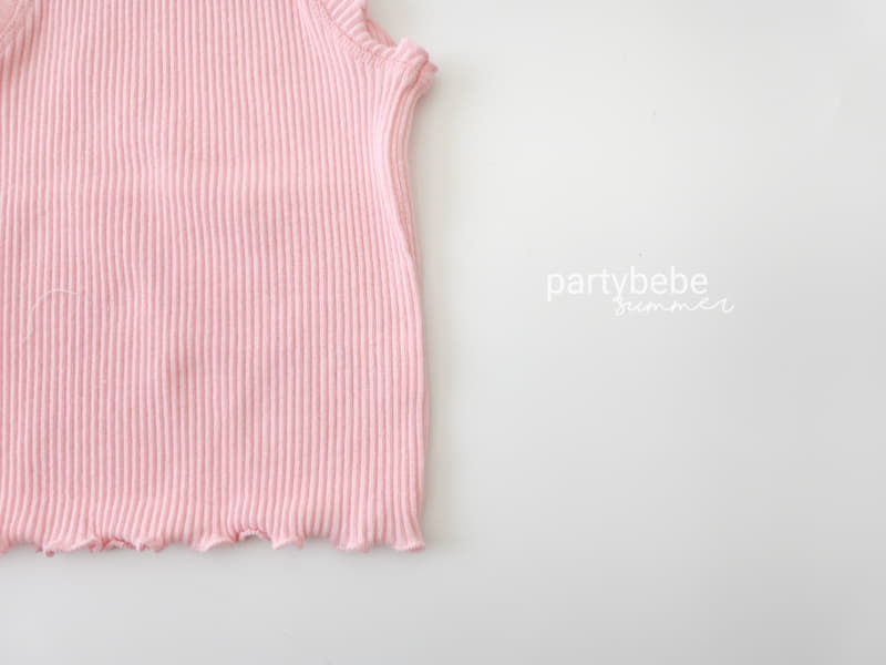 Party Kids - Korean Baby Fashion - #babyboutiqueclothing - Pong Pong Shoulder Sleeveless