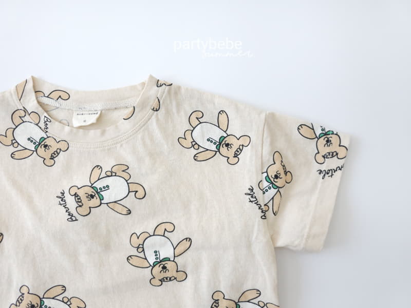 Party Kids - Korean Baby Fashion - #babyboutiqueclothing - Bear Tee - 5