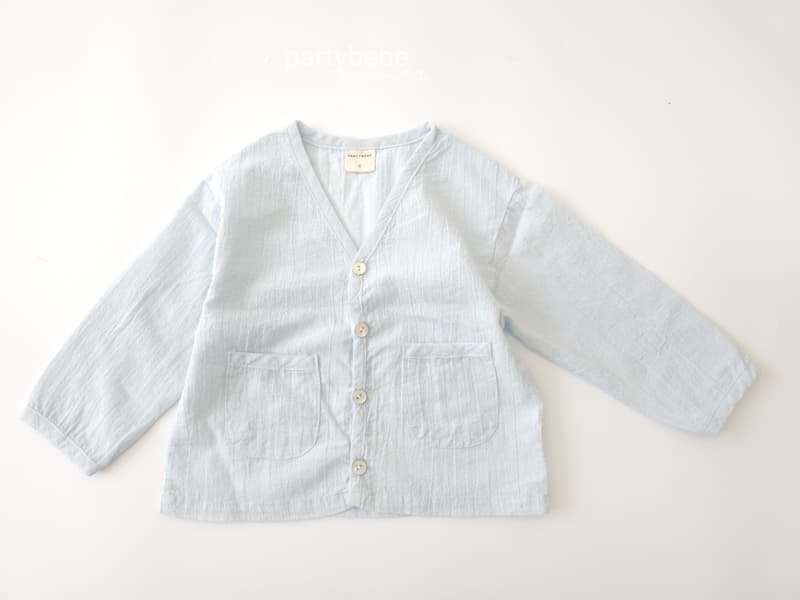 Party Kids - Korean Baby Fashion - #babyfashion - Ice Cardigan - 2