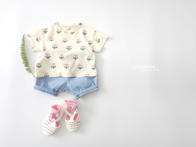 Party Kids - Korean Baby Fashion - #babyfashion - Tulip Tee - 2