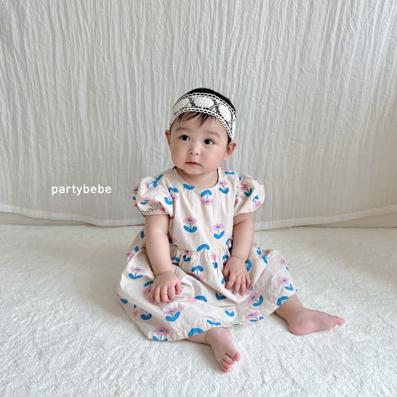 Party Kids - Korean Baby Fashion - #babyfashion - Dandelion One-piece - 11