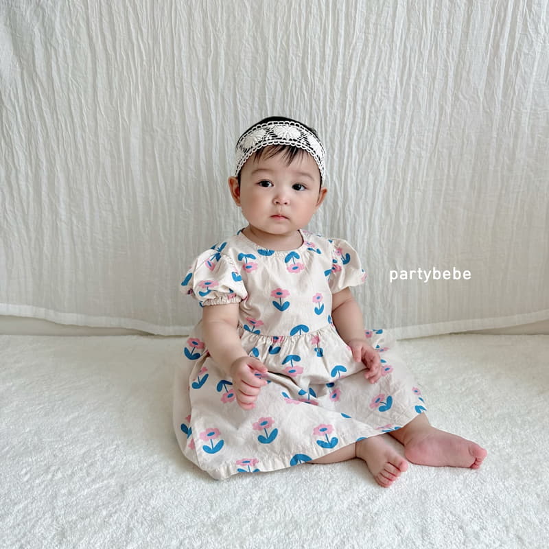 Party Kids - Korean Baby Fashion - #babyfever - Dandelion One-piece - 12