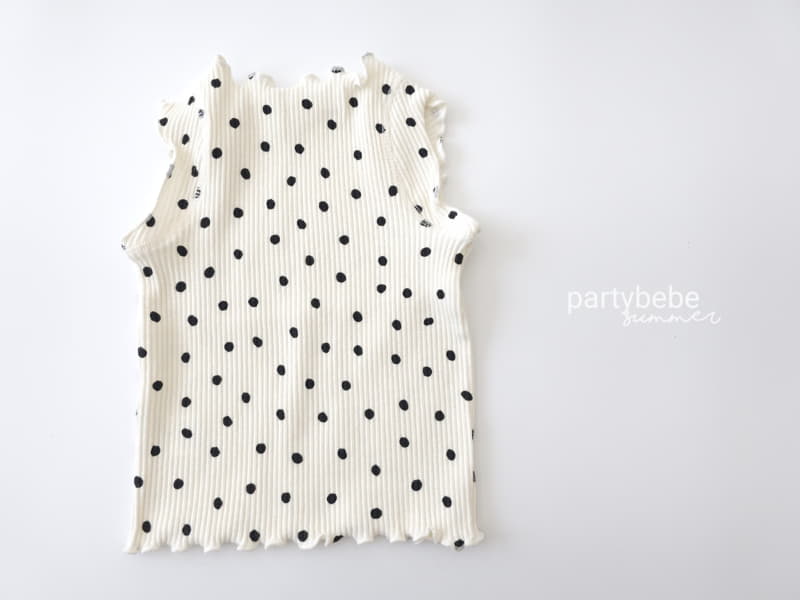 Party Kids - Korean Baby Fashion - #babyoninstagram - Pong Pong Shoulder Sleeveless - 7