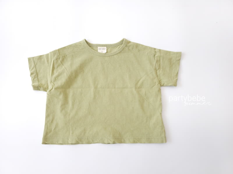 Party Kids - Korean Baby Fashion - #babylifestyle - Simple Tee - 4