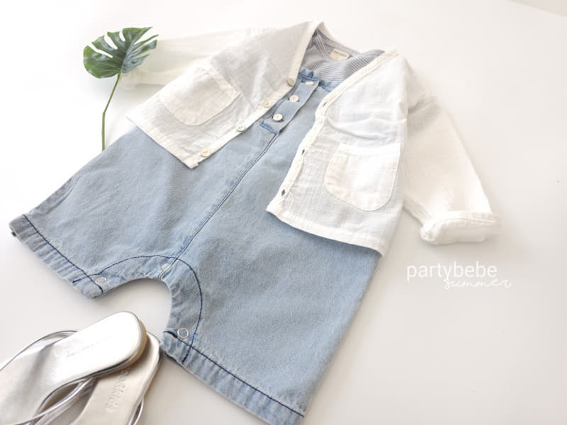 Party Kids - Korean Baby Fashion - #babyootd - Ice Cardigan - 7