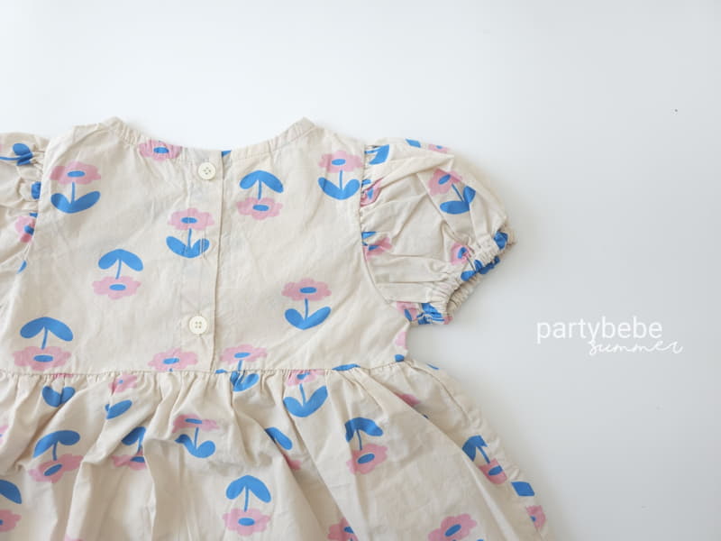 Party Kids - Korean Baby Fashion - #babyoutfit - Dandelion One-piece - 2