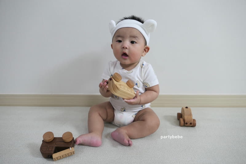 Party Kids - Korean Baby Fashion - #babyootd - Puddle Bodysuit - 4