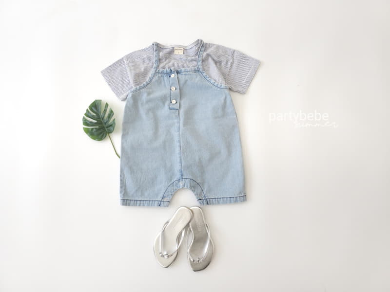 Party Kids - Korean Baby Fashion - #babywear - Congi Overalls - 2