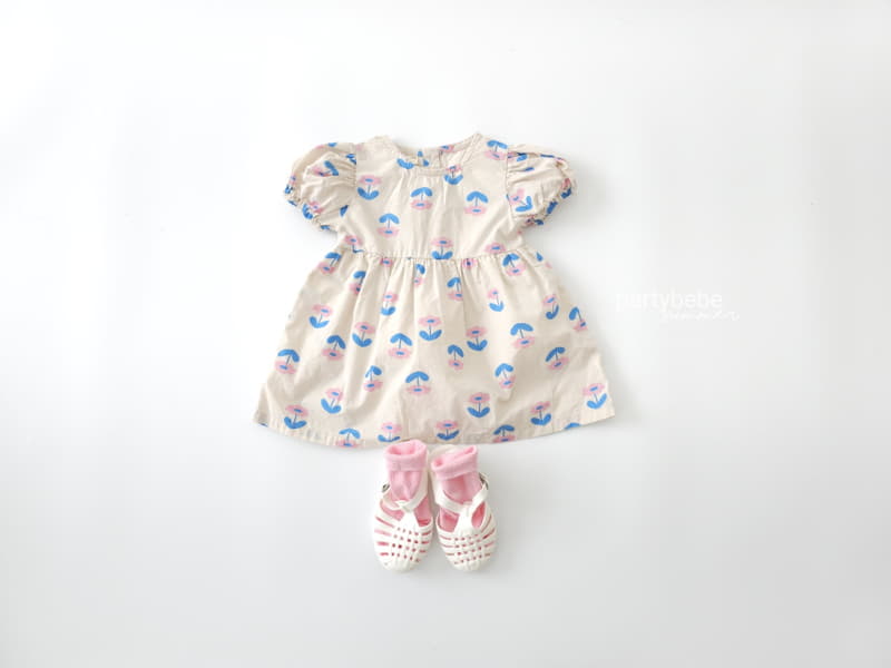 Party Kids - Korean Baby Fashion - #onlinebabyboutique - Dandelion One-piece - 5