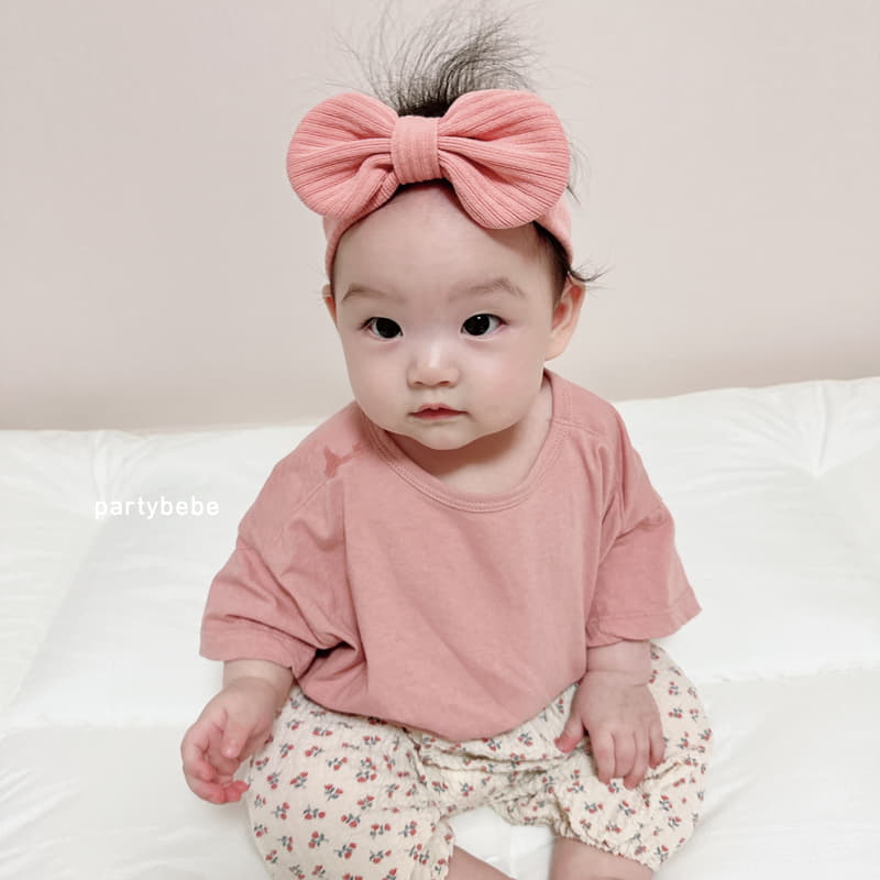 Party Kids - Korean Baby Fashion - #onlinebabyshop - Flower Pants - 7