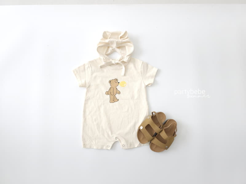 Party Kids - Korean Baby Fashion - #onlinebabyshop - Balloon Bear Bodysuit - 9