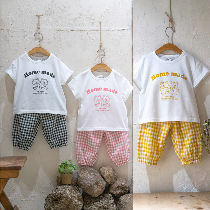 Raykids - Korean Children Fashion - #childrensboutique - Home Made Top Bottom Set