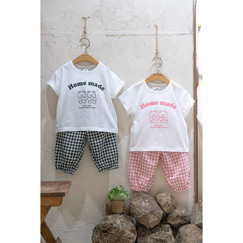 Raykids - Korean Children Fashion - #designkidswear - Home Made Top Bottom Set - 2