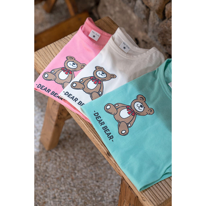 Raykids - Korean Children Fashion - #kidsstore - Dear Bear Charlang Top Bottom Set - 3