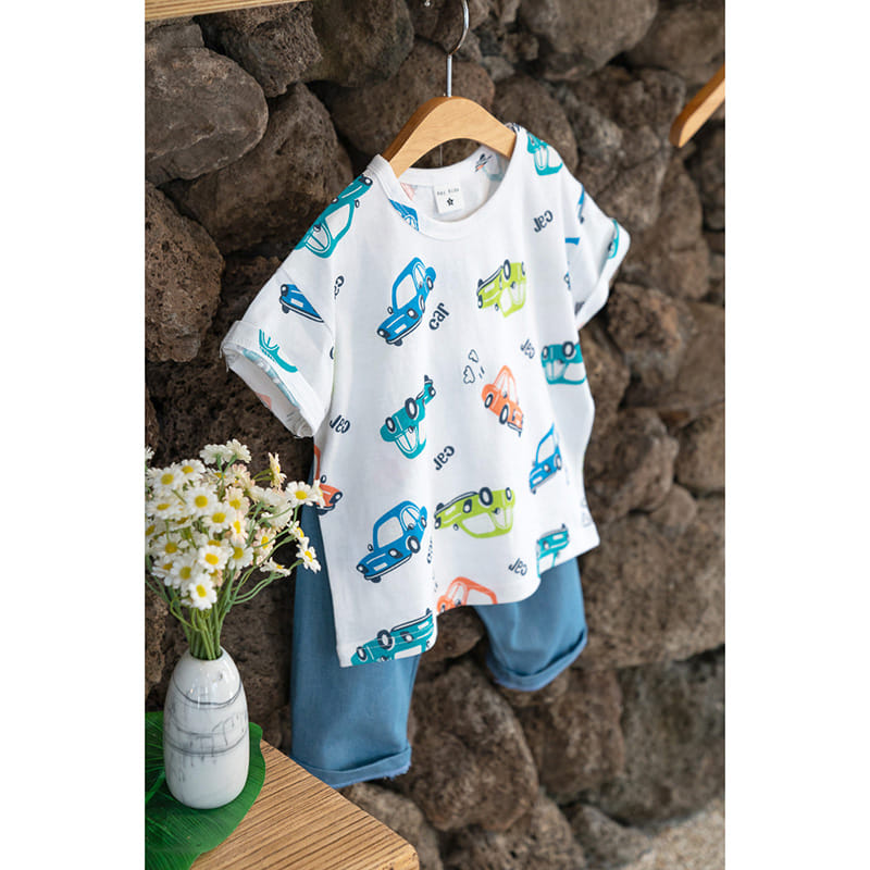 Raykids - Korean Children Fashion - #minifashionista - Color Car Tee - 2