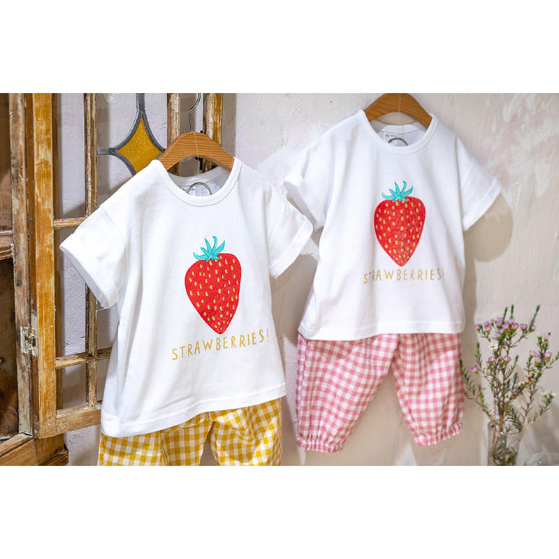 Raykids - Korean Children Fashion - #minifashionista - Kings Berry Top Bottom Set - 6