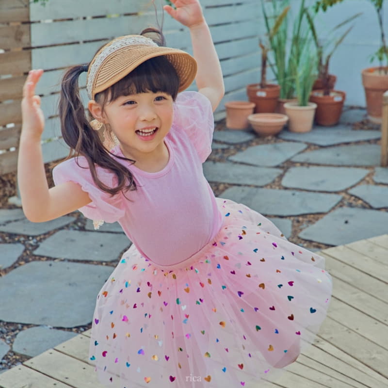 Rica - Korean Children Fashion - #kidsstore - Bubble Skirt Leggings - 8