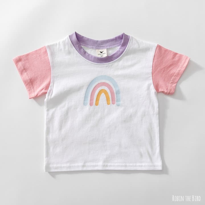 Saerobin - Korean Children Fashion - #fashionkids - Rainbow Tee - 2