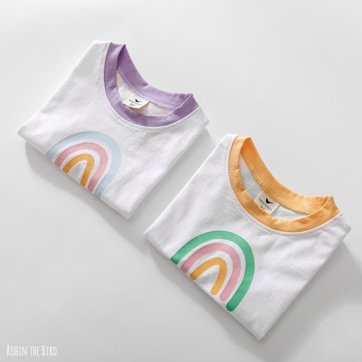 Saerobin - Korean Children Fashion - #minifashionista - Rainbow Tee - 9