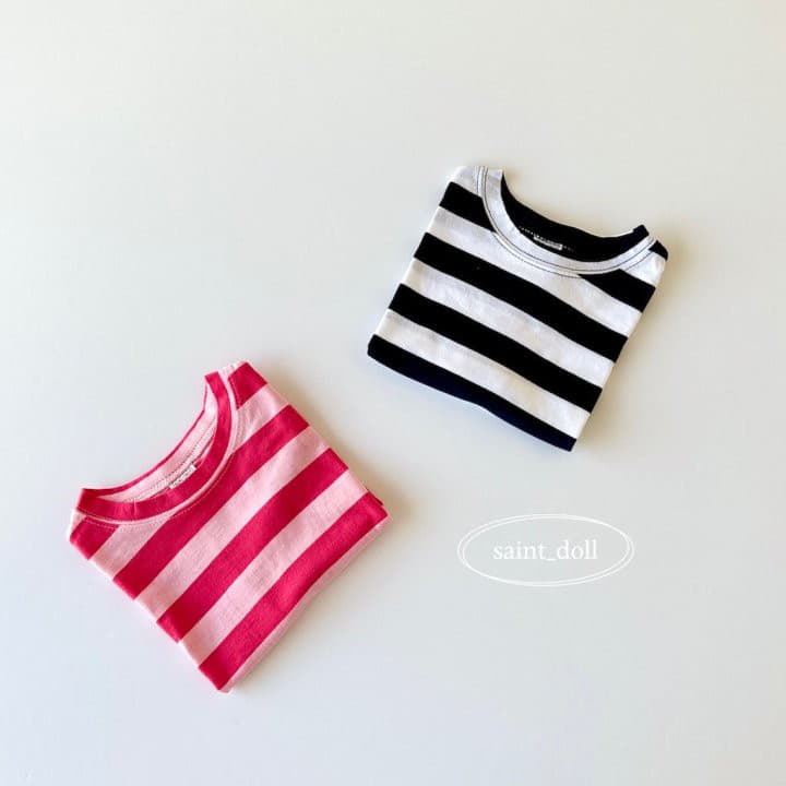 Saint Doll - Korean Children Fashion - #Kfashion4kids - Stripes Tee