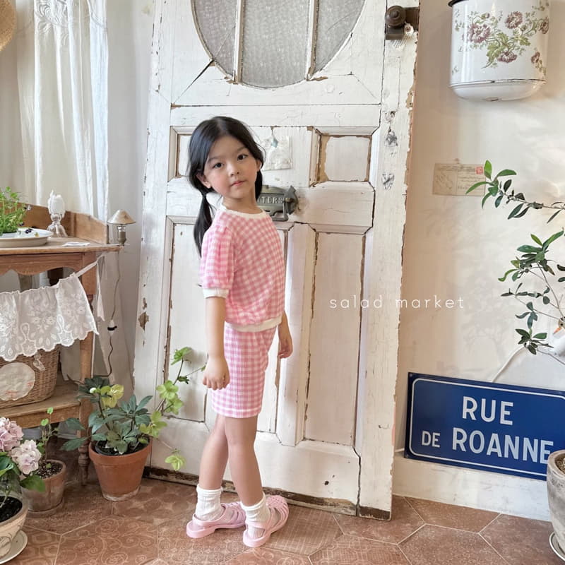 Salad Market - Korean Children Fashion - #childrensboutique - Cotton Candy Top Bottom Set - 5