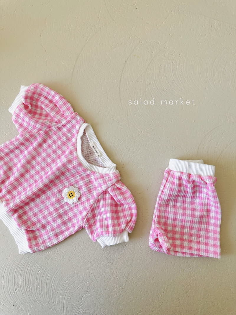 Salad Market - Korean Children Fashion - #minifashionista - Cotton Candy Top Bottom Set