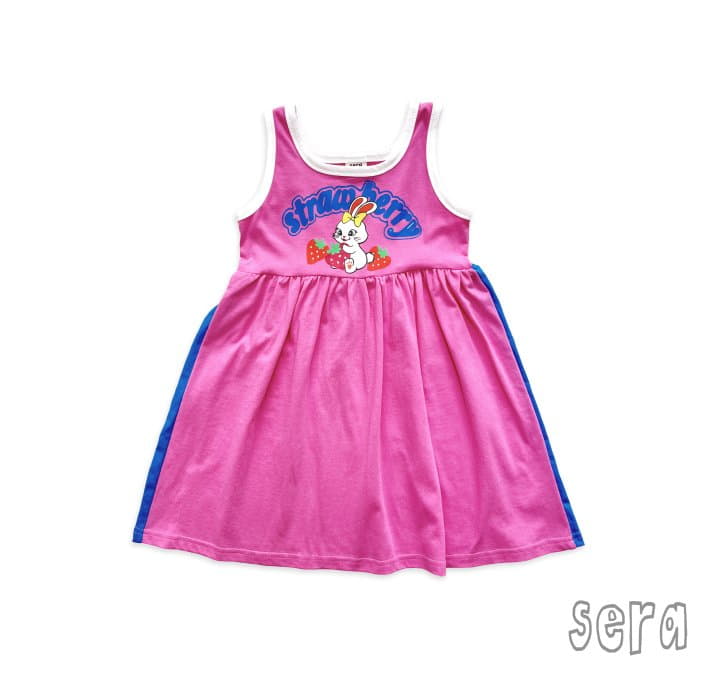 Sera - Korean Children Fashion - #childofig - Strawberry Sleeveless One-piece - 11