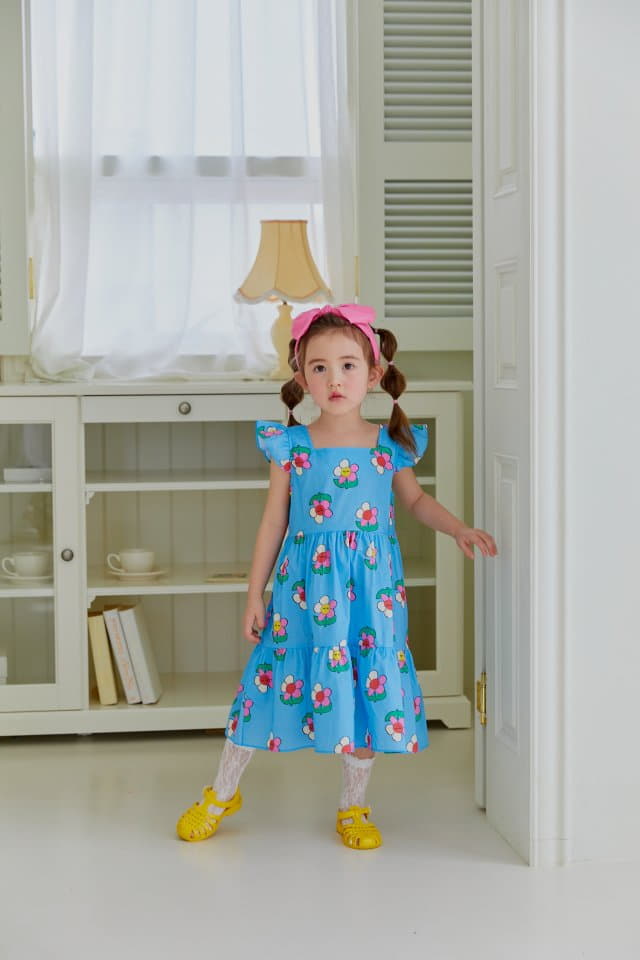 Sera - Korean Children Fashion - #childofig - Sailor Daisy One-piece - 5