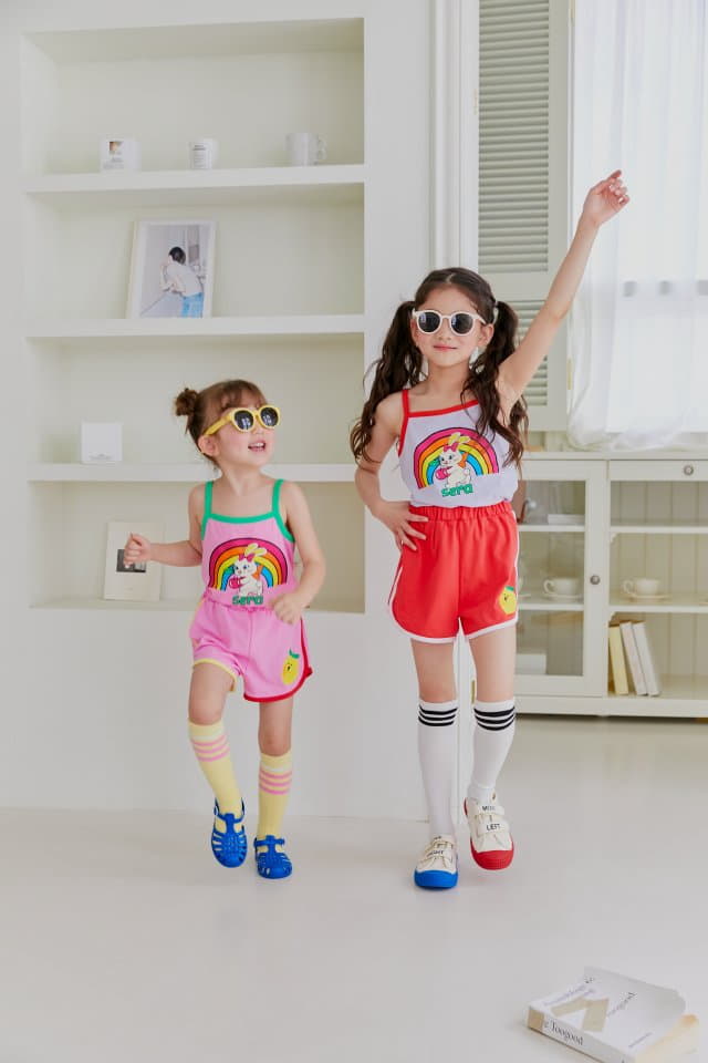 Sera - Korean Children Fashion - #childrensboutique - Sailor String Sleeveless - 7