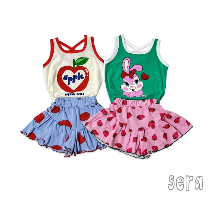 Sera - Korean Children Fashion - #designkidswear - Square Skirt Pants Top Bottom Set - 12