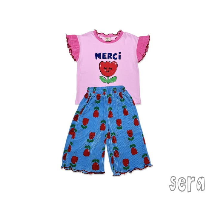 Sera - Korean Children Fashion - #designkidswear - Sailor Tulip Tee - 11